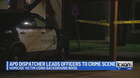 APD dispatcher leads officers to crime scene, homicide victim using background noise